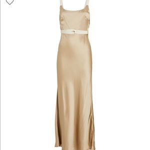 Brock Collection Tamara Satin Midi Dress